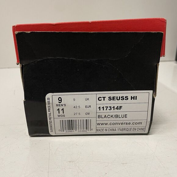 Converse Chuck Taylor Dr. Suess RARE Shoes If I Ran The Zoo - Mens Sz 9 Wmns 11 - Picture 8 of 11